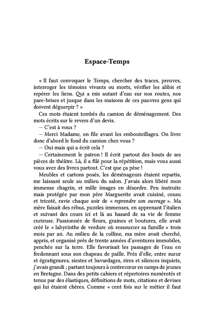 La vie c'est tout : Hors saison