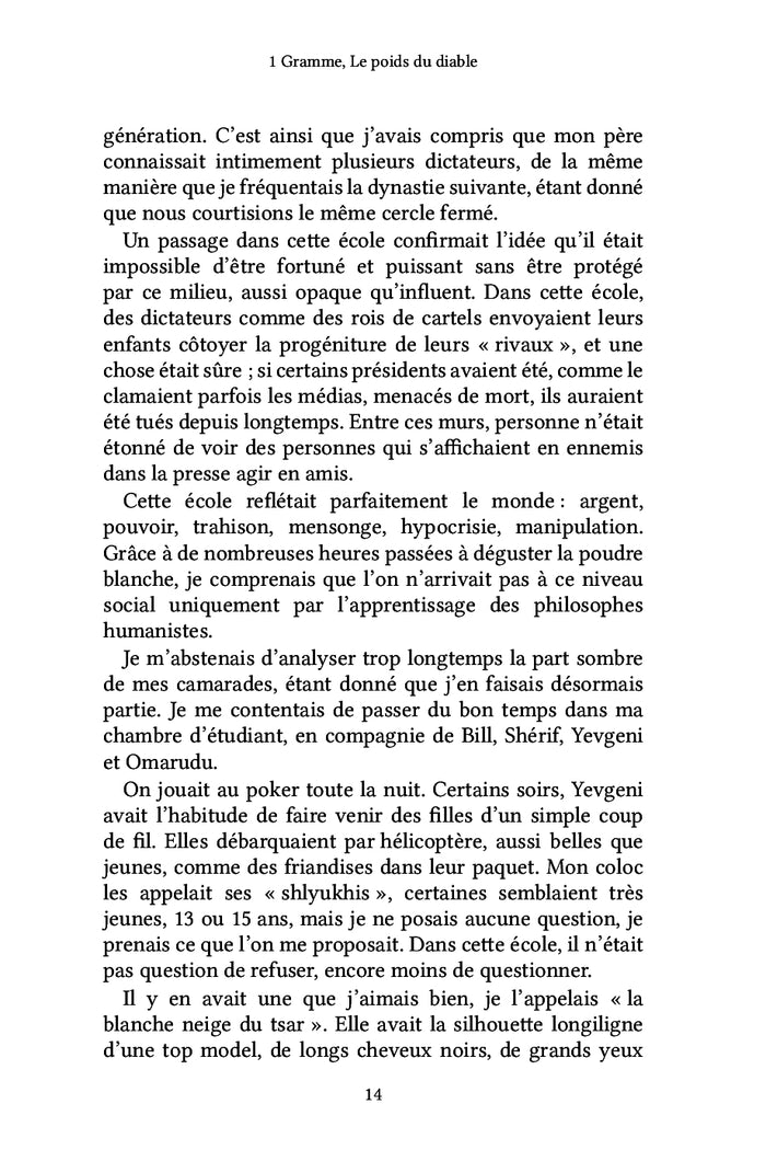 1 GRAMME, LE POIDS DU DIABLE