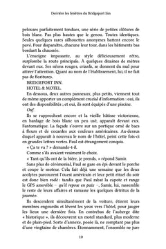 Derrière les fenêtres du Bridgeport Inn