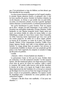 Derrière les fenêtres du Bridgeport Inn