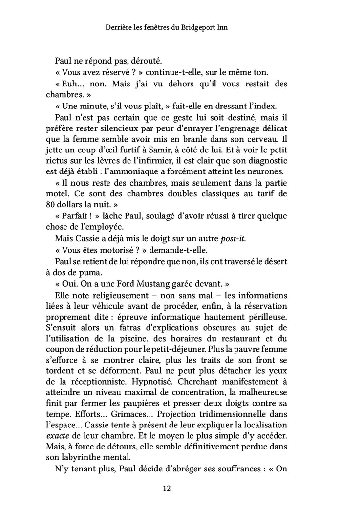 Derrière les fenêtres du Bridgeport Inn