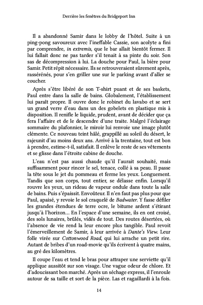 Derrière les fenêtres du Bridgeport Inn