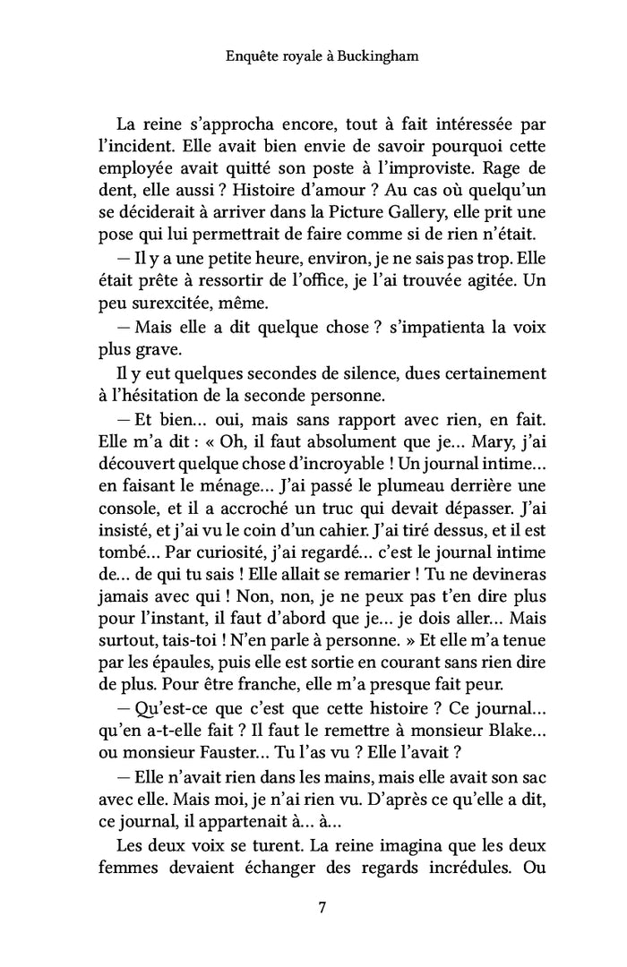 Enquête royale à Buckingham