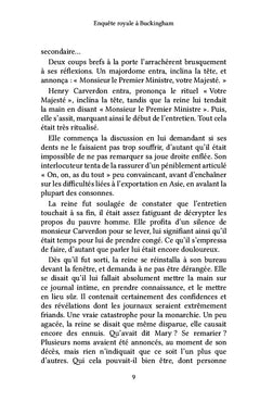 Enquête royale à Buckingham