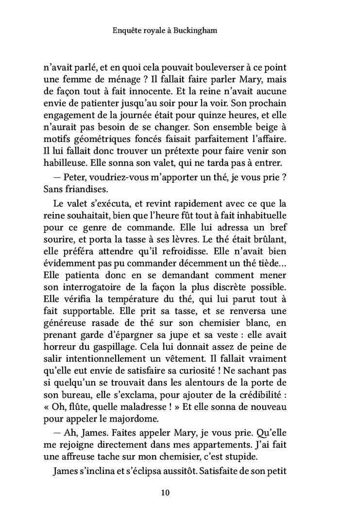 Enquête royale à Buckingham