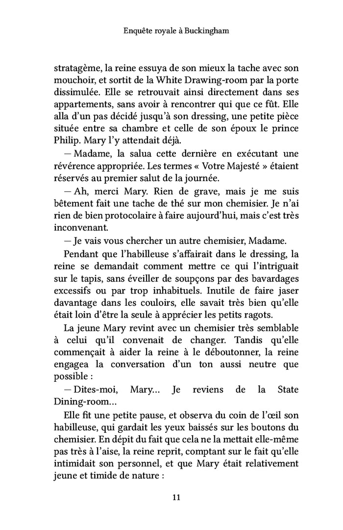 Enquête royale à Buckingham