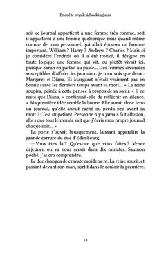 Enquête royale à Buckingham