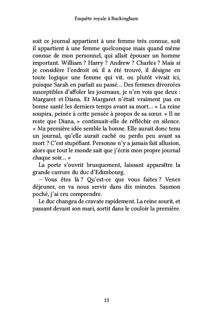 Enquête royale à Buckingham