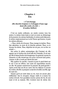 Des mots d'amour pliés en deux