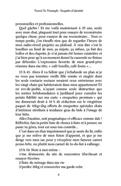 Travel To Triumph : Enquête d'identité