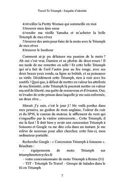 Travel To Triumph : Enquête d'identité