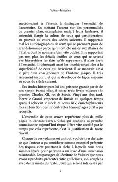 Voltaire historien