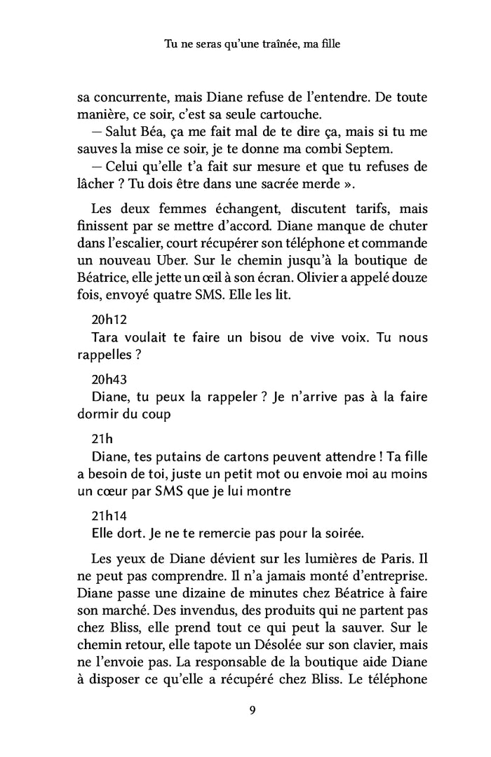 Tu ne seras qu'une traînée, ma fille