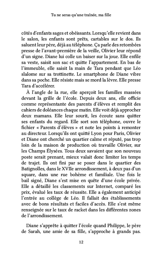 Tu ne seras qu'une traînée, ma fille