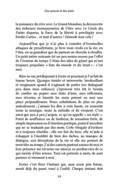 Des saisons et des mots