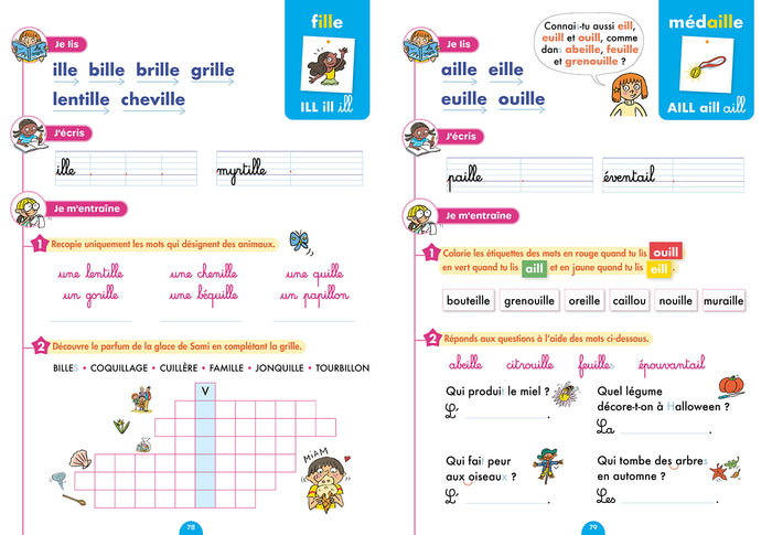Sami et Julie CP - Mon cahier d'exercices de lecture