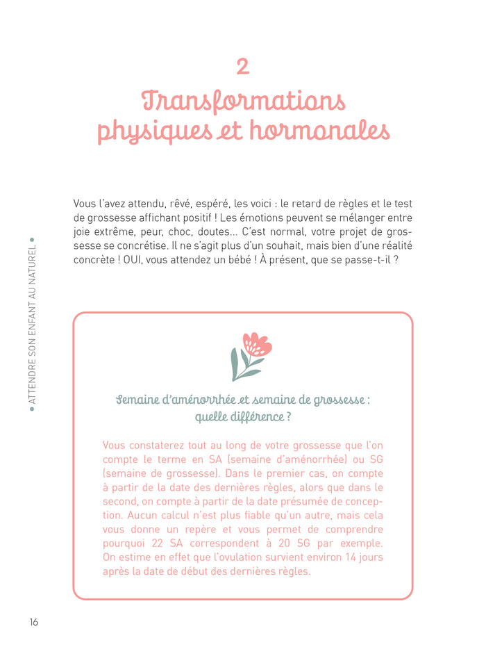 Ma grossesse sereine au naturel