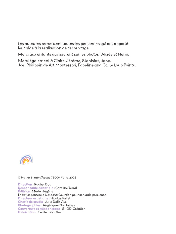 100 activités Montessori avec mon tout-petit 0-3 ans