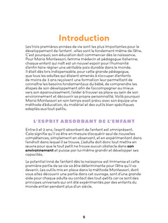 100 activités Montessori avec mon tout-petit 0-3 ans