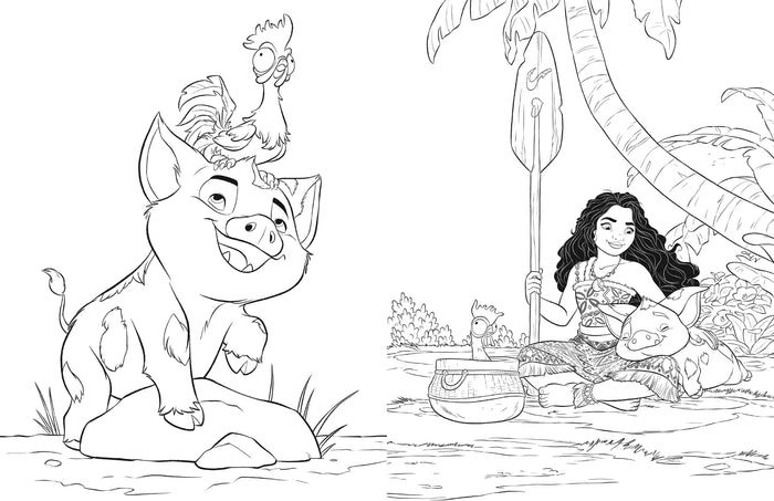 Vaiana 2 - 15 minutes par coloriage