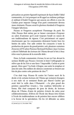 Arnaques et névroses dans le monde des lettres et des arts sous l'Occupation (1939-1945)