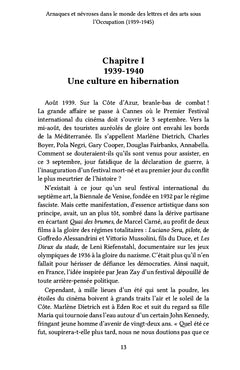 Arnaques et névroses dans le monde des lettres et des arts sous l'Occupation (1939-1945)