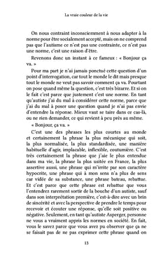 La vraie couleur de la vie