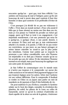 La vraie couleur de la vie