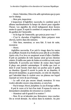 Le chevalier d'Aiglefière et les chevaliers de l'ancienne République