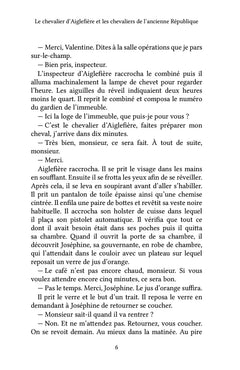 Le chevalier d'Aiglefière et les chevaliers de l'ancienne République