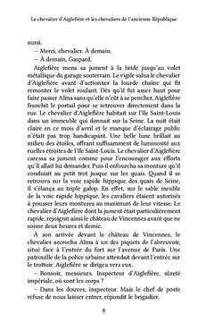 Le chevalier d'Aiglefière et les chevaliers de l'ancienne République