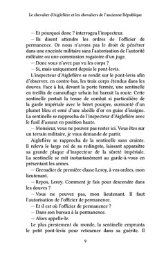 Le chevalier d'Aiglefière et les chevaliers de l'ancienne République