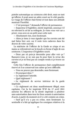Le chevalier d'Aiglefière et les chevaliers de l'ancienne République