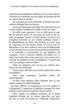 Le chevalier d'Aiglefière et les chevaliers de l'ancienne République