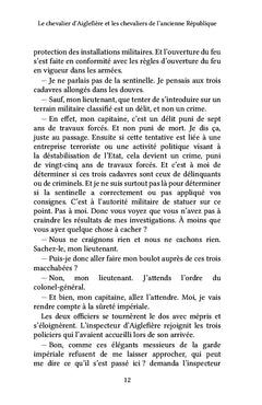 Le chevalier d'Aiglefière et les chevaliers de l'ancienne République