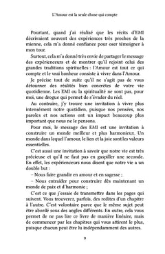 L'amour est la seule chose qui compte