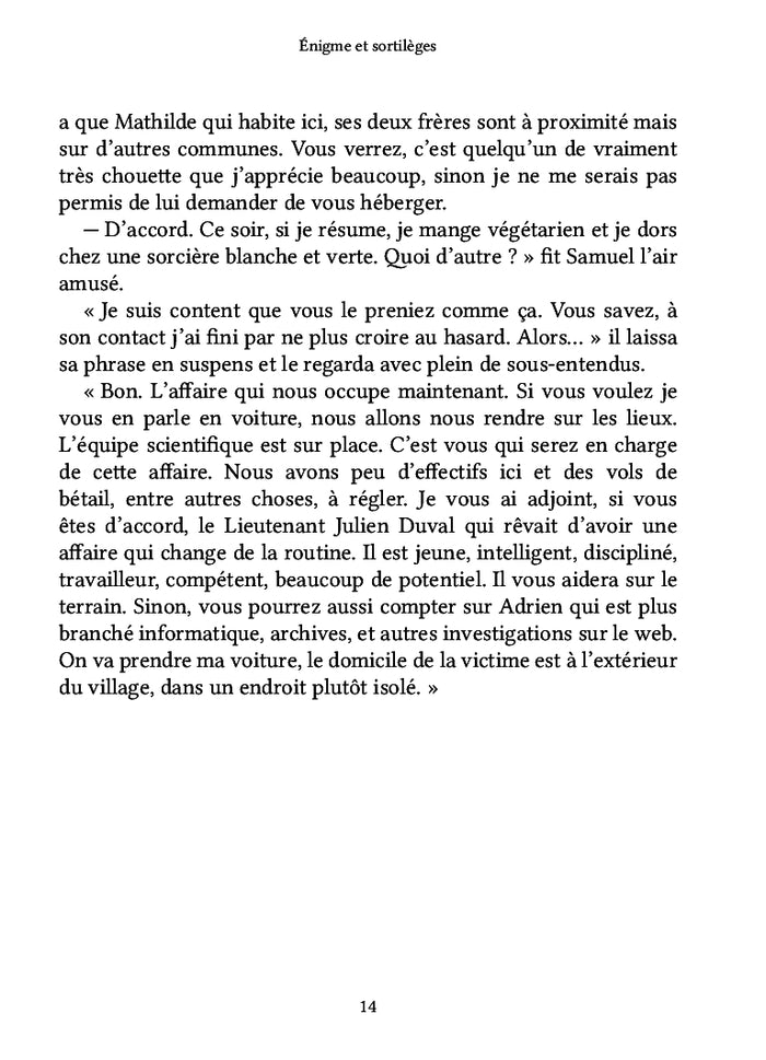 Énigme et sortilèges