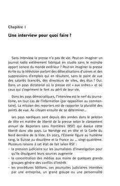 Être interviewé