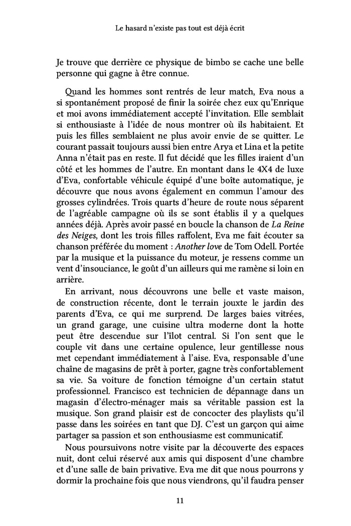 Le hasard n'existe pas tout est déjà écrit