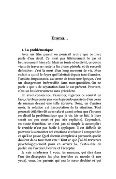 Emma... ou pourquoi ce "syndrome du nid vide" m'arrive-t-il à moi ?