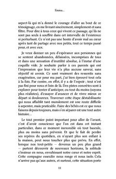 Emma... ou pourquoi ce "syndrome du nid vide" m'arrive-t-il à moi ?