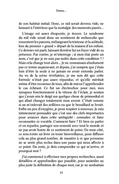 Emma... ou pourquoi ce "syndrome du nid vide" m'arrive-t-il à moi ?