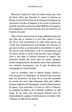 Au confluent, la vie