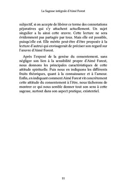 La Sagesse intégrale d'Aimé Forest