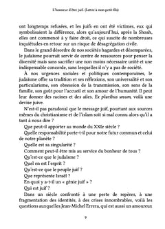 L'honneur d'être juif
