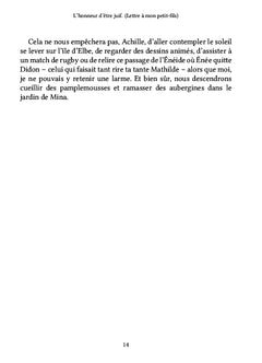 L'honneur d'être juif