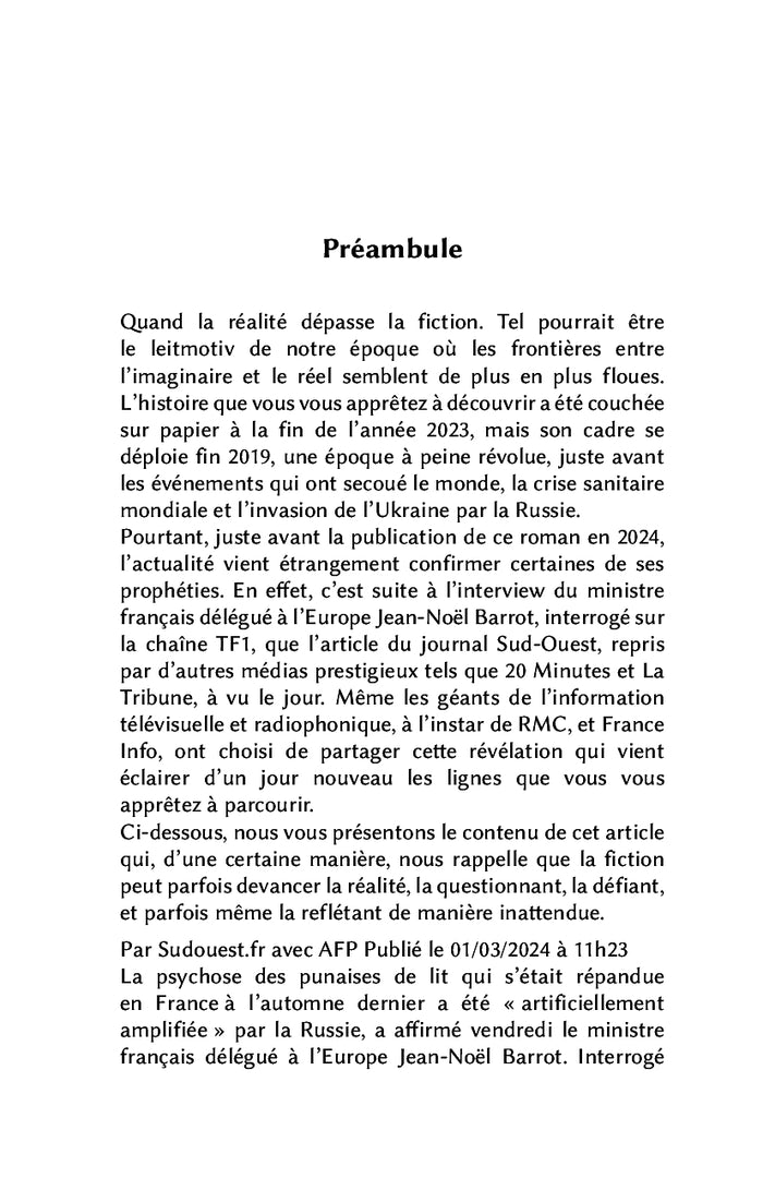 Les nouvelles sont fausses !