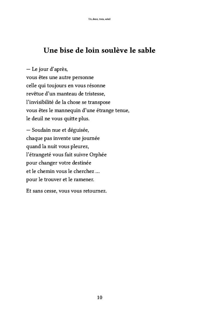 Un, deux, trois, soleil