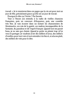 Elle est vraie, Monsieur ?