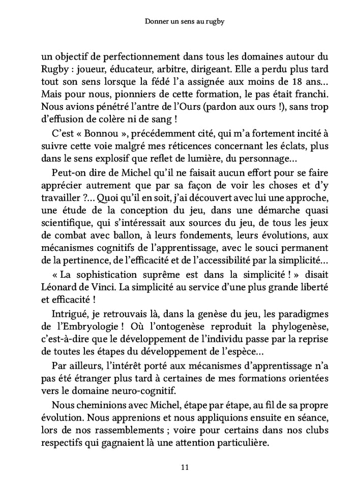 Donner un sens au rugby